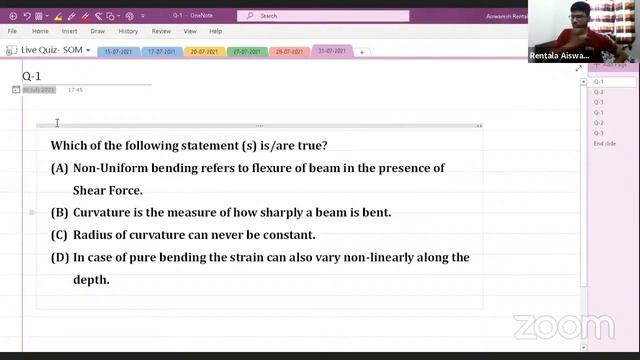 LIVE Quiz for SOM (Stresses in Beams) | 30 Minutes | GATE 2022 Preparation смотреть онлайн
