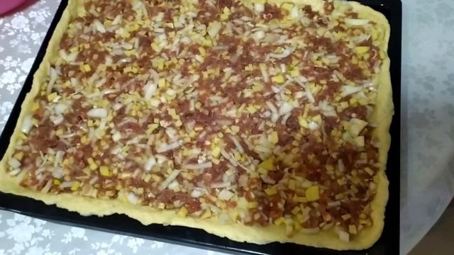 Мясной пирог , проще не бывает, для тех кто не любит возиться смотреть онлайн
