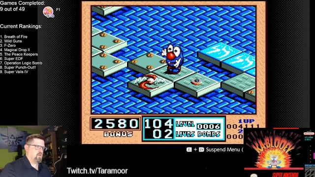 Taramoor Ranks the SNES Switch Online Games - Bombuzal AKA Ka-blooey Part 7 смотреть онлайн