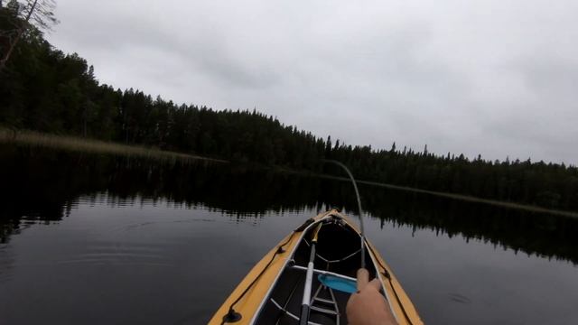 #9 Строим походную баню | Окунь на спиннинг | Походный хлеб Большая Карельская одиссея на байдарке смотреть онлайн