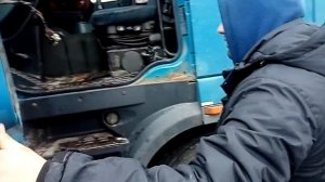 Перетяжка дверных карт ДАФ 95 хф, #даф #тюнинг