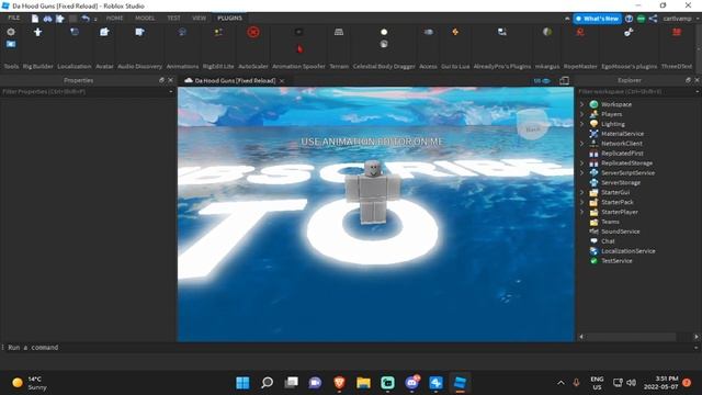 (Roblox Studio) Da Hood FIXED GUNS System! *MODEL* смотреть онлайн