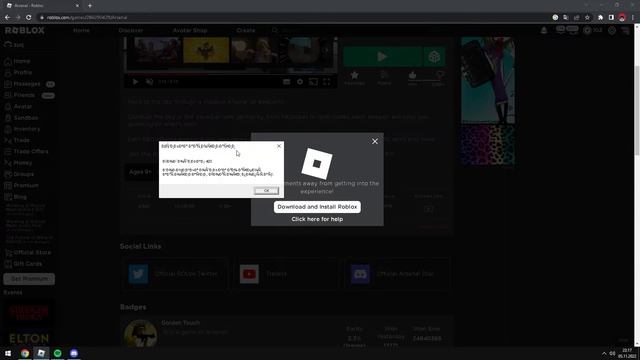 strange error in roblox смотреть онлайн