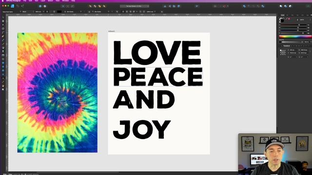 Easy T-Shirt Design Tutorial | How to Create a Tie Dye Pattern Design using Affinity Designer смотреть онлайн