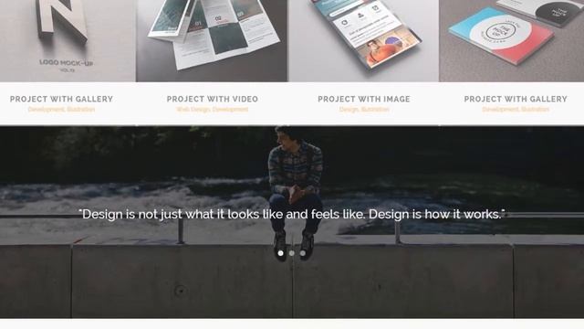 Elise AJAX Powered One Page WordPress Theme - Video ServerThemes.Net смотреть онлайн