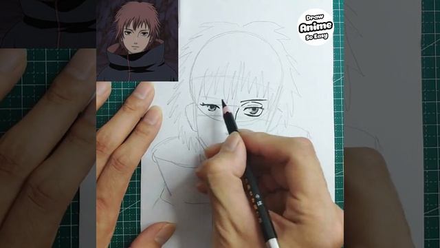 How to draw Sasori Akasuna | Naruto shippuden characters | Step by step смотреть онлайн