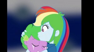 MLP Spike X Rainbow Dash (SpikeDash,RainbowSpike) (Sugar We're Goin Down)