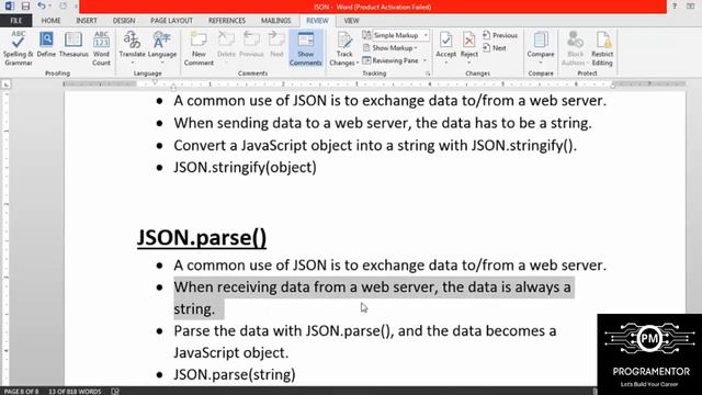 05 | JSON Stringify And Parse Methods | JSON Stringify | JSON Parse | JSON Tutorial (Hindi/Urdu) смотреть онлайн