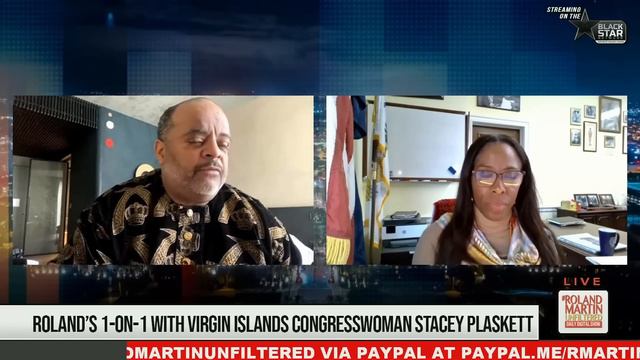Stacey Plaskett, Jim Jordan CLASH During House Weaponization Hearing | Roland Martin смотреть онлайн