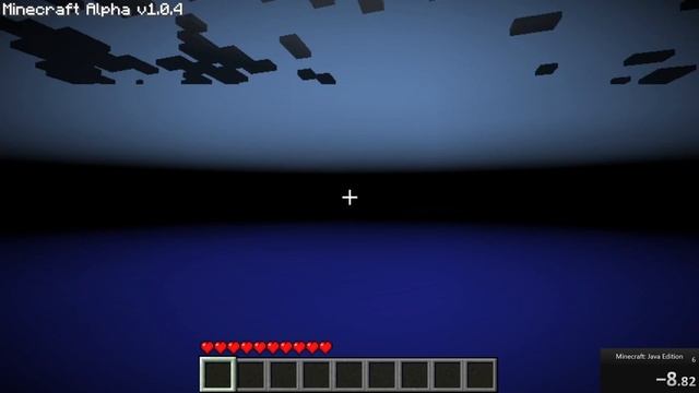 Minecraft:Java Edition (Historical versions) Obtain Item Set Wood logs Alpha 1.0.4 Speedrun смотреть онлайн