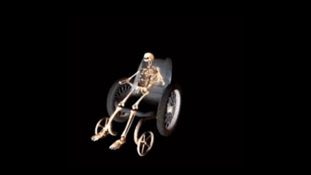 Скелет жёстко газанул.... ?