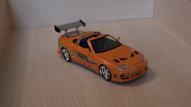 1:24 Тойота Супра (Форсаж) / Toyota Supra (The Fast and the Furious) смотреть онлайн