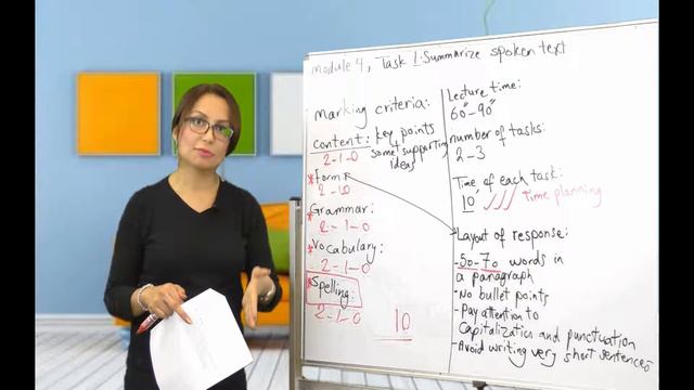 PTE Listening Task 1 Summarize Spoken Text - practice lesson with worksheets and answers смотреть онлайн