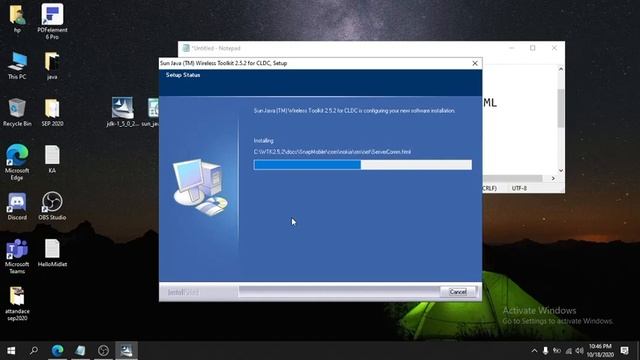 How to Install Java Wireless Toolkit (J2ME 2.5.2) on a Windows 10 смотреть онлайн