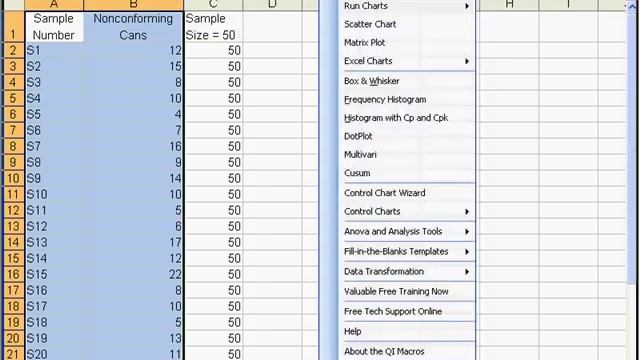 Create an np Chart in Excel Using the QI Macros смотреть онлайн