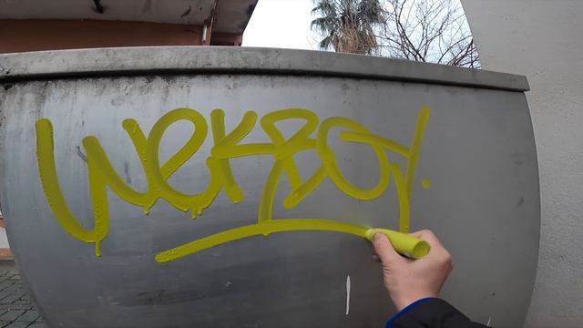Graffiti review with Wekman // Eco Paint Green ink Moldavian industries смотреть онлайн