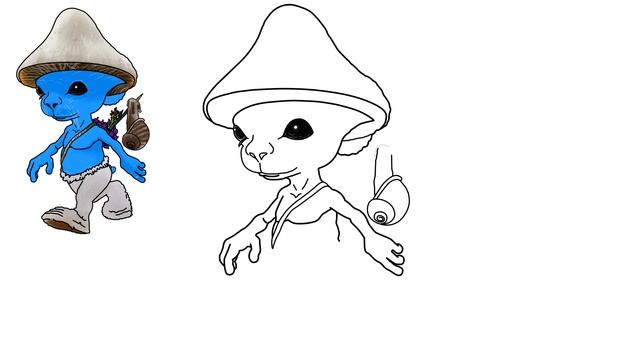 How To Draw SMURF CAT смотреть онлайн