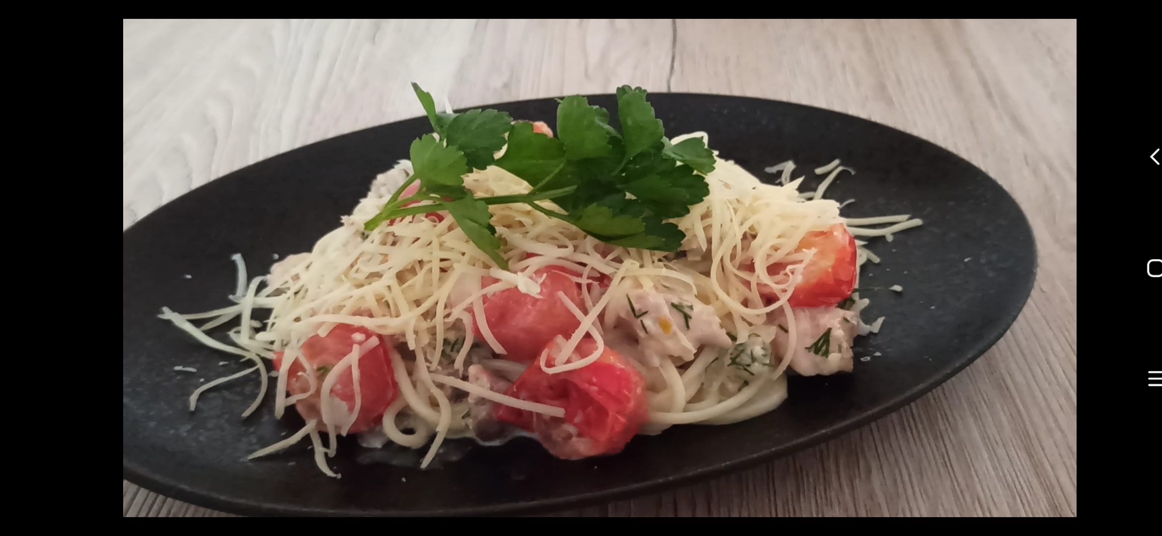 Бесподобное сочетание! Паста с красной рыбой в сливочно-сырном соусе!