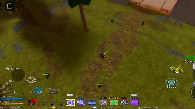 🪨Обзор способностей Артефакта (Моба) Падает он с голема на небесных островах 🪨в Legends Re:Written смотреть онлайн