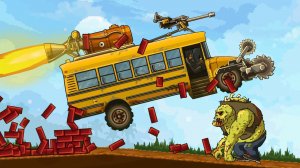 НАШ АБОБУС ОТПРАВЛЯЕТСЯ В АД! (С ЗОМБИ) ► Earn to Die #3 Прохождение