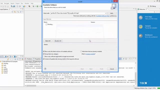 Installing the ActiveMatrix BusinessWorks™ Plug-in Development Kit (PDK) смотреть онлайн