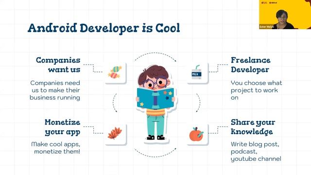 Intro to Android Development in Kotlin - Ester Melati (Android Developer at Mekari) смотреть онлайн