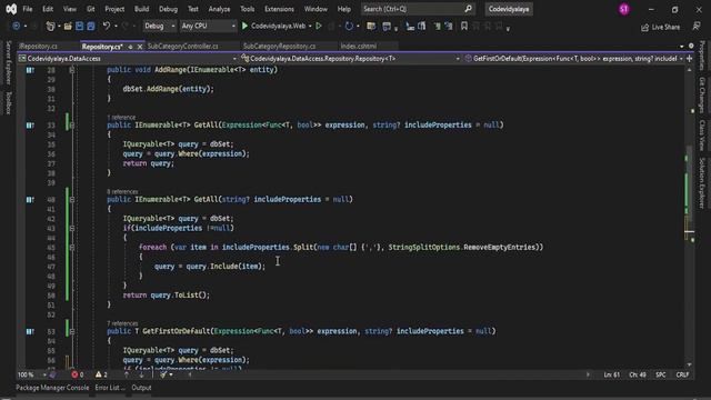 How to use include properties in Asp.net core MVC Blog Part -18 смотреть онлайн