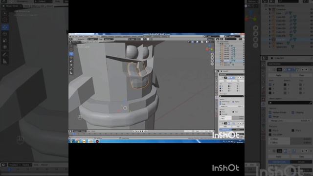 Учусь делать страшного персонажа в Блендере. смотреть онлайн