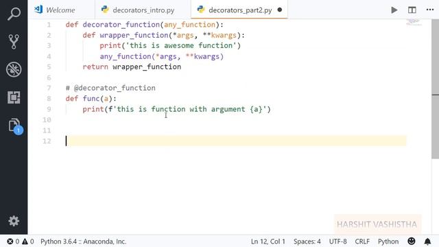 Decorators Part 2 : Python tutorial 170 смотреть онлайн