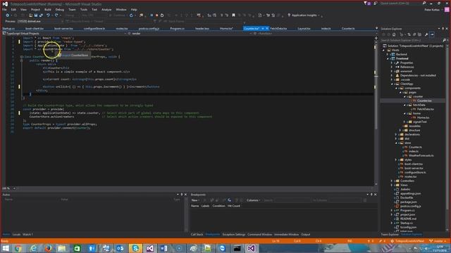 Dot net core with react and typescript смотреть онлайн
