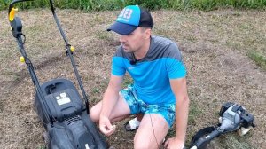 ТРИММЕР или ГАЗОНОКОСИЛКА что лучше.Какие плюсы у газонокосилки и минусы  у триммера для травы.