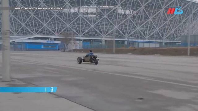 Может получиться багги: волгоградец поставил на колеса люльку от «Урала» смотреть онлайн