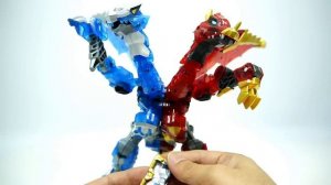 Super10X Dragonius Travel Through Time Infernus Siberus Assemble 3 Stage Transformation