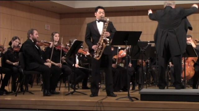 Classical Concerto for Tenor Saxophone and Orchestra - Eric Ewazen - All movements смотреть онлайн