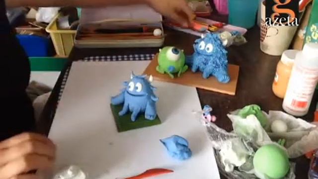 Monster inc. Baby en plastilina #Plastievalinas #EvaVaronaArte смотреть онлайн