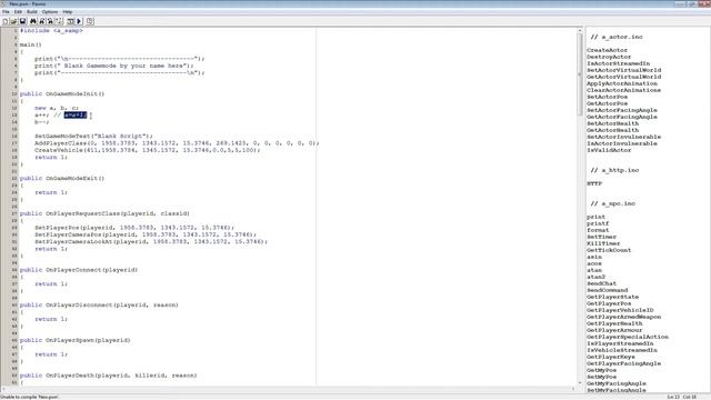 Урок №2 - Основные переменные и константы в PAWN (PAWNSTART) смотреть онлайн