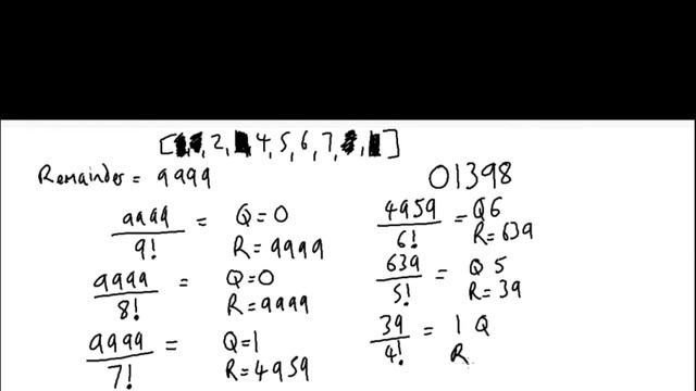 Project Euler Problem 24 - Lexicographic Permutations смотреть онлайн