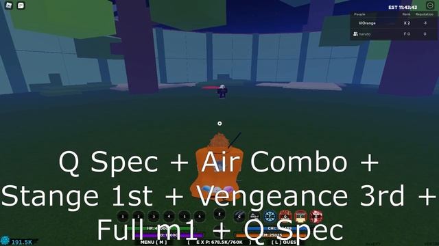 VENGEANCE + STRANGE OP BURST COMBO | Shindo Life Roblox смотреть онлайн