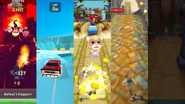 SQUID GAME FUNNY~ Talking Tom Hero Dash, Race Master 3d,Temple Run, Jumanji epic Run, Blades of Bri смотреть онлайн