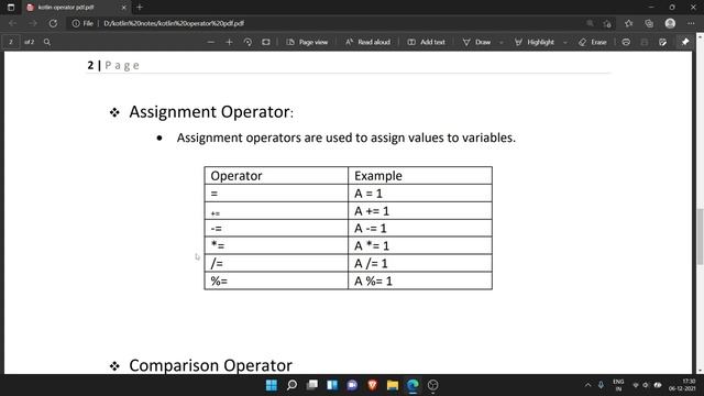 Intro - Operators in kotlin | Kotlin complete course in hindi | #13 смотреть онлайн