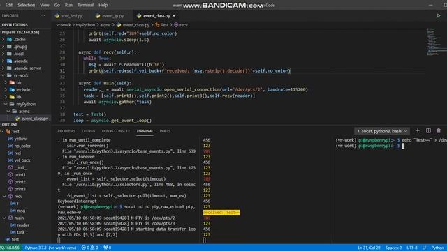 asyncio serial socat test смотреть онлайн
