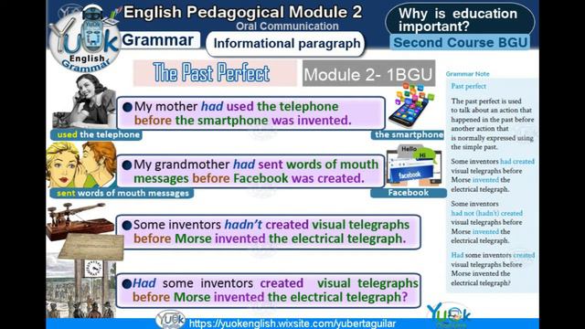 Informational paragraph - First Course BGU: Module 2 - Communications in the past and the present смотреть онлайн