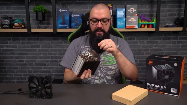 Esse CPU Cooler Tem 1KG de Metal ! Cougar Forza 85 ! смотреть онлайн
