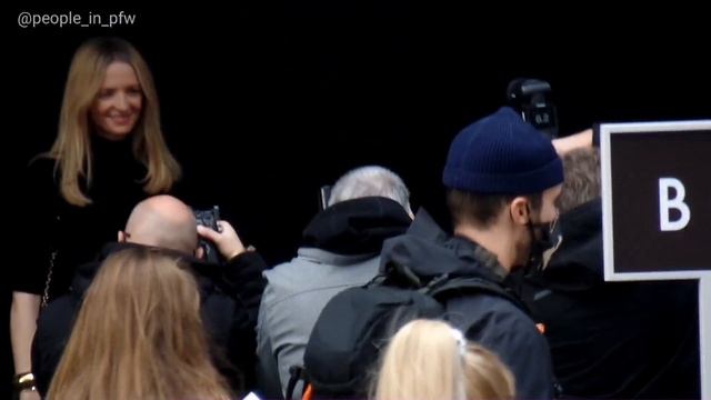 Natalia Vodianova, Antoine Arnault And Delphine Arnault - Louis Vuitton SS21 Show In Paris- 06.10.2