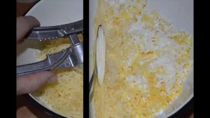 Салат из сыра и яиц с чесноком