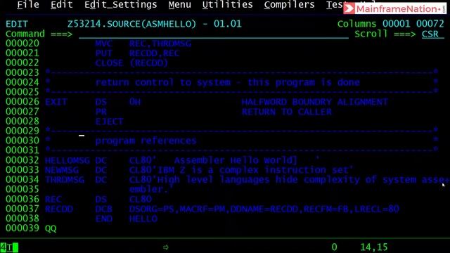 Master the Mainframe 2019 | Part 3 Challenge 11 solution - Assembler Mnemonic & Macros |IBM MTM 201 смотреть онлайн