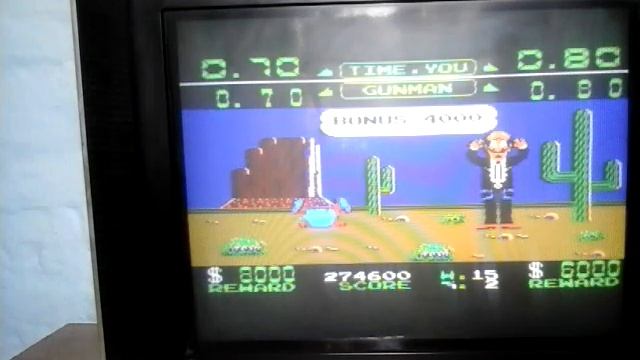 Wild gunman. Famicom NES Dendy. Просто играю. смотреть онлайн