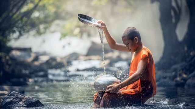 Buddhist meditation Tibetan singing bowl flute music for sleep and healing смотреть онлайн