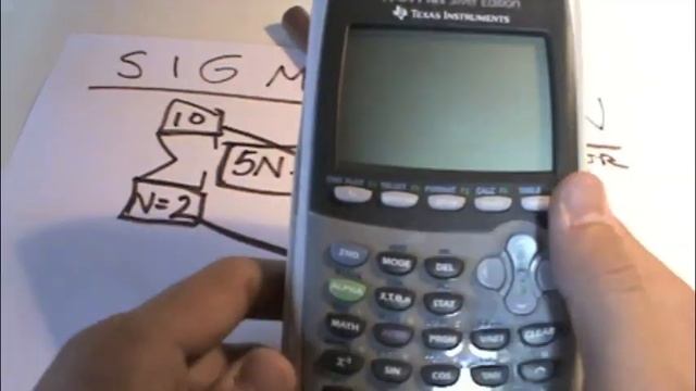 Sigma Notation on a Calculator смотреть онлайн