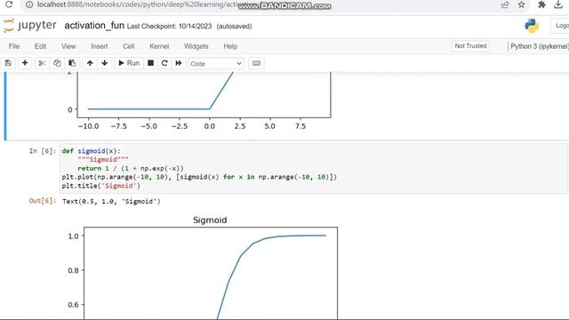 Plot different activation function in Python / Plot sigmoid, Relu, Tanh Activation functions Python смотреть онлайн